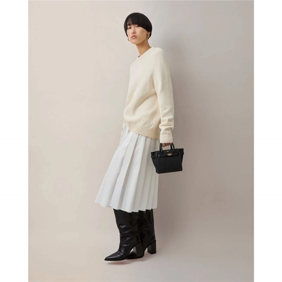 Mulberry Micro Zipped Bayswater, Black